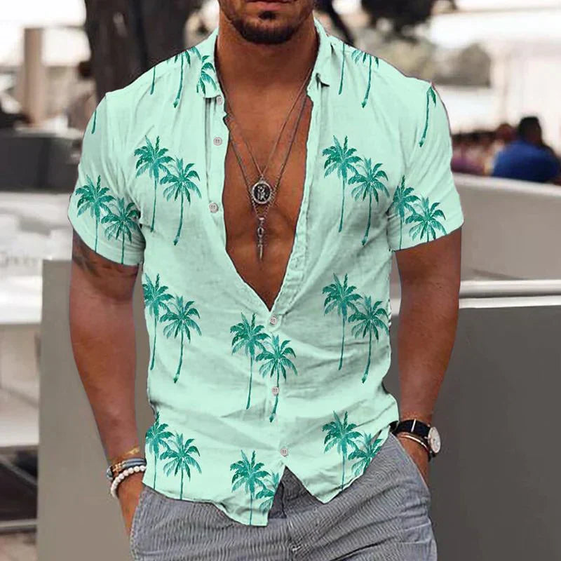 Zion - Lniana koszula Palm Breeze