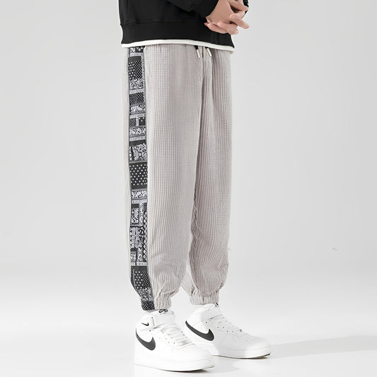 George - Wygodne, luźne sztruksowe spodnie dresowe dla mężczyzn