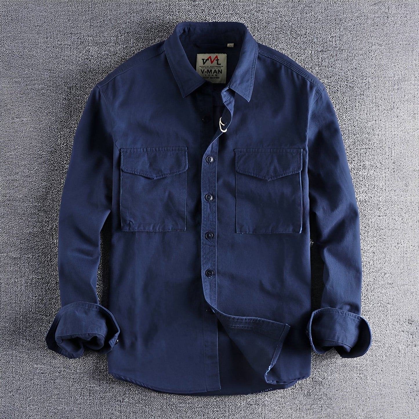 Aamiro - Męska koszula casual z długim rękawem