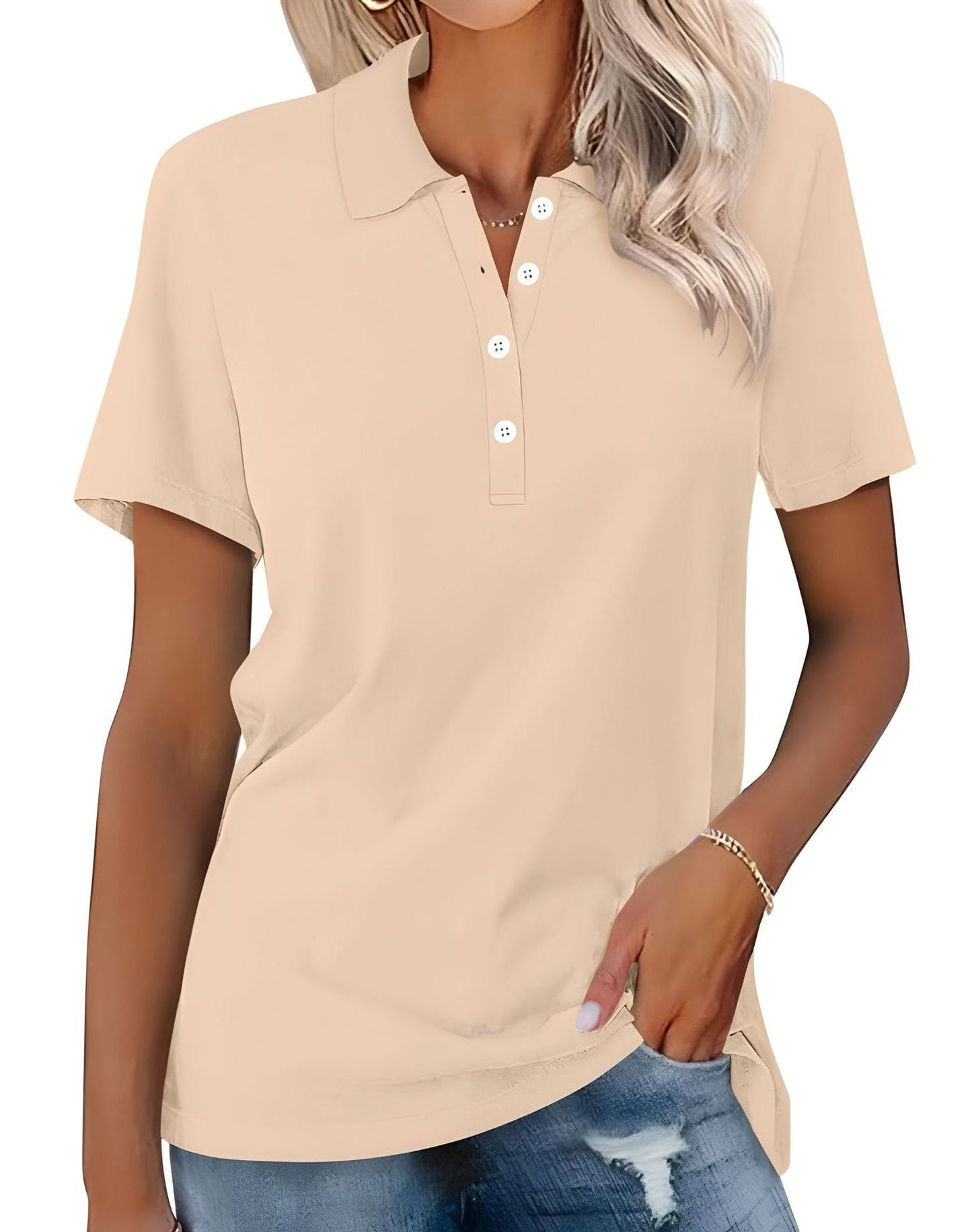 Stella - Lekka, elegancka damska koszulka polo