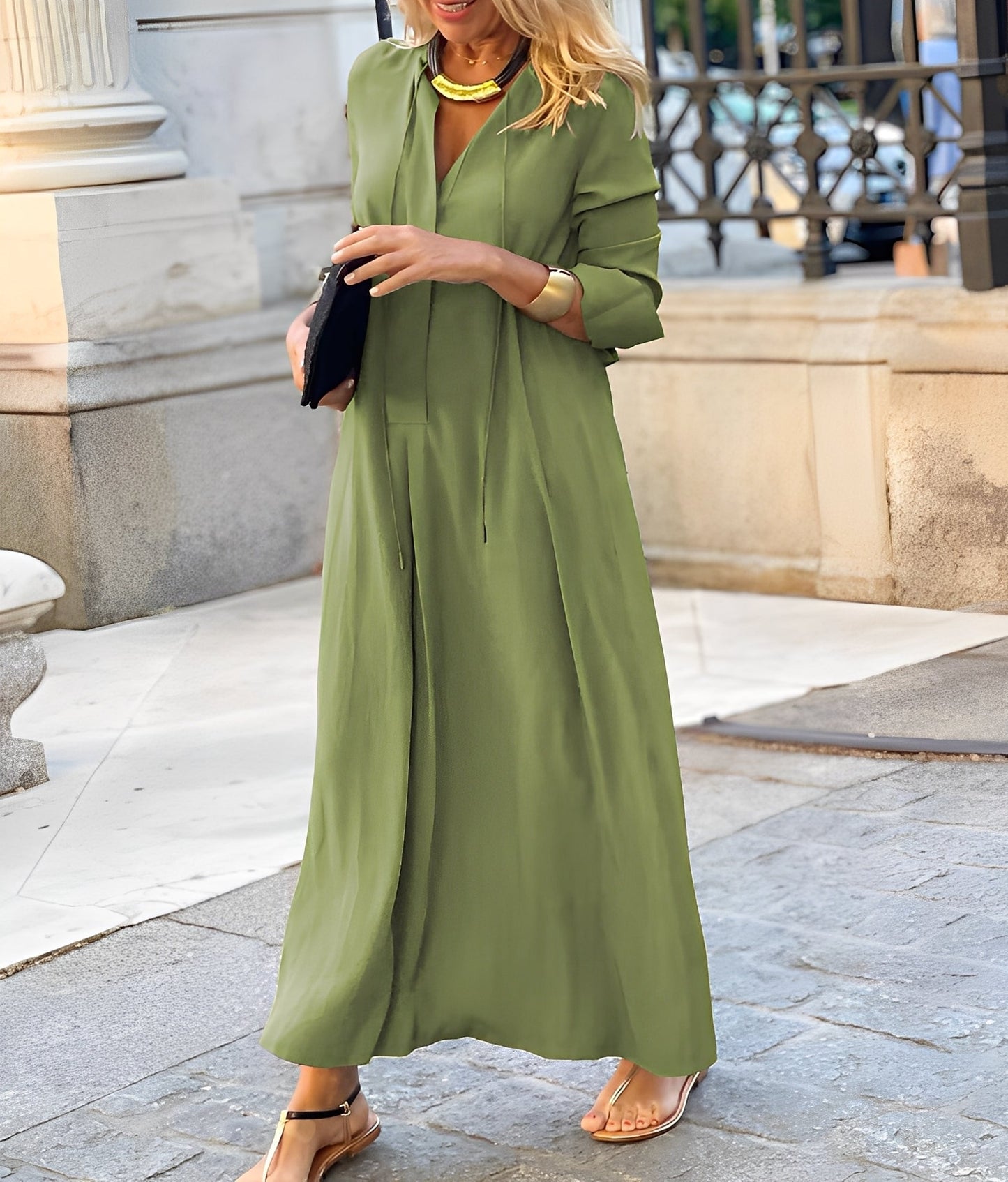 Christèle - Luźna i wygodna sukienka damska