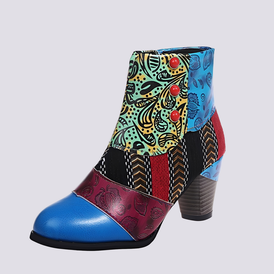 Emma - Barwne boho botki