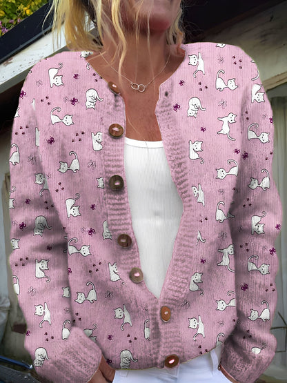 Kandace - Modny sweter z kwiatowym wzorem dla kobiet