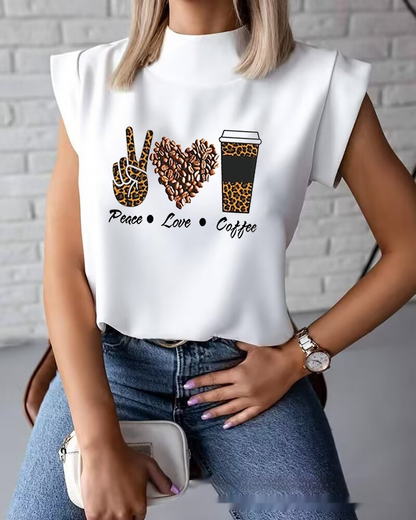 Keely - Modna damska koszulka z grafiką