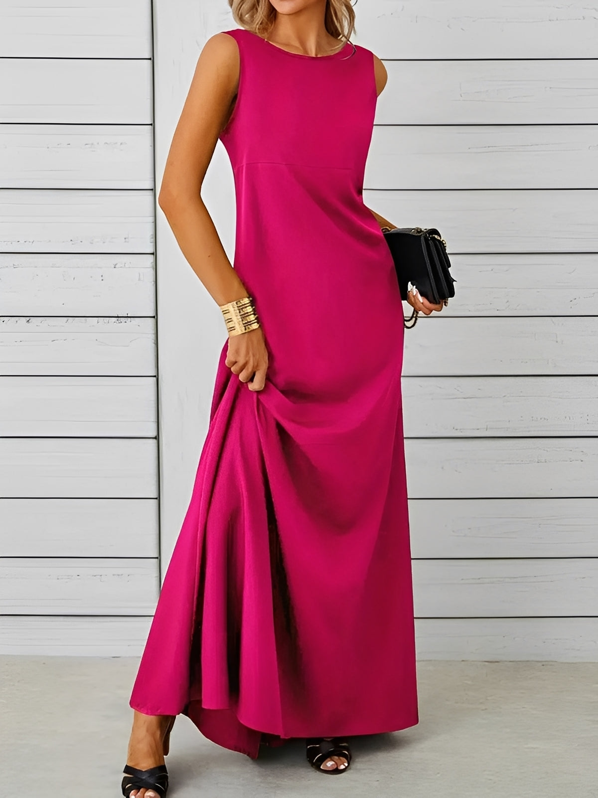 Saranna - Elegancka suknia maxi dla kobiet