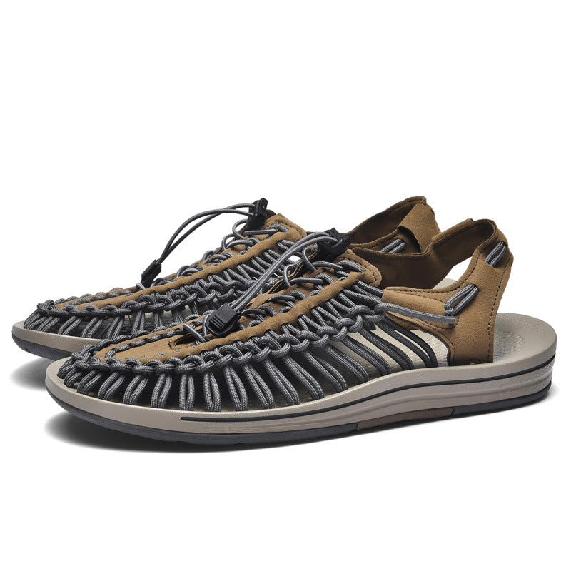 Jeremy - Stylowe sandały typu slipper outdoor dla mężczyzn