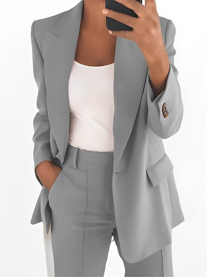Muriel - elegancki zestaw z marynarką dla biznesowego stylu dla kobiet