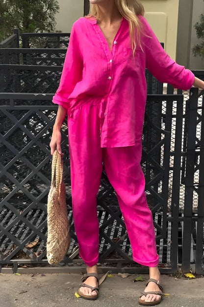 Krystelle - Luźny komplet w stylu casual