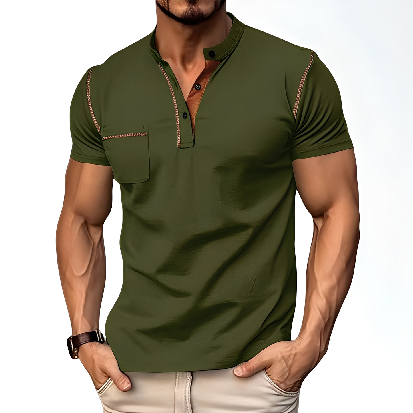 Brandon - Stylowa, wygodna męska koszulka polo