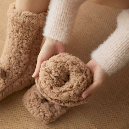 Caelie - Eleganckie, urocze, grube skarpety Fleece dla kobiet