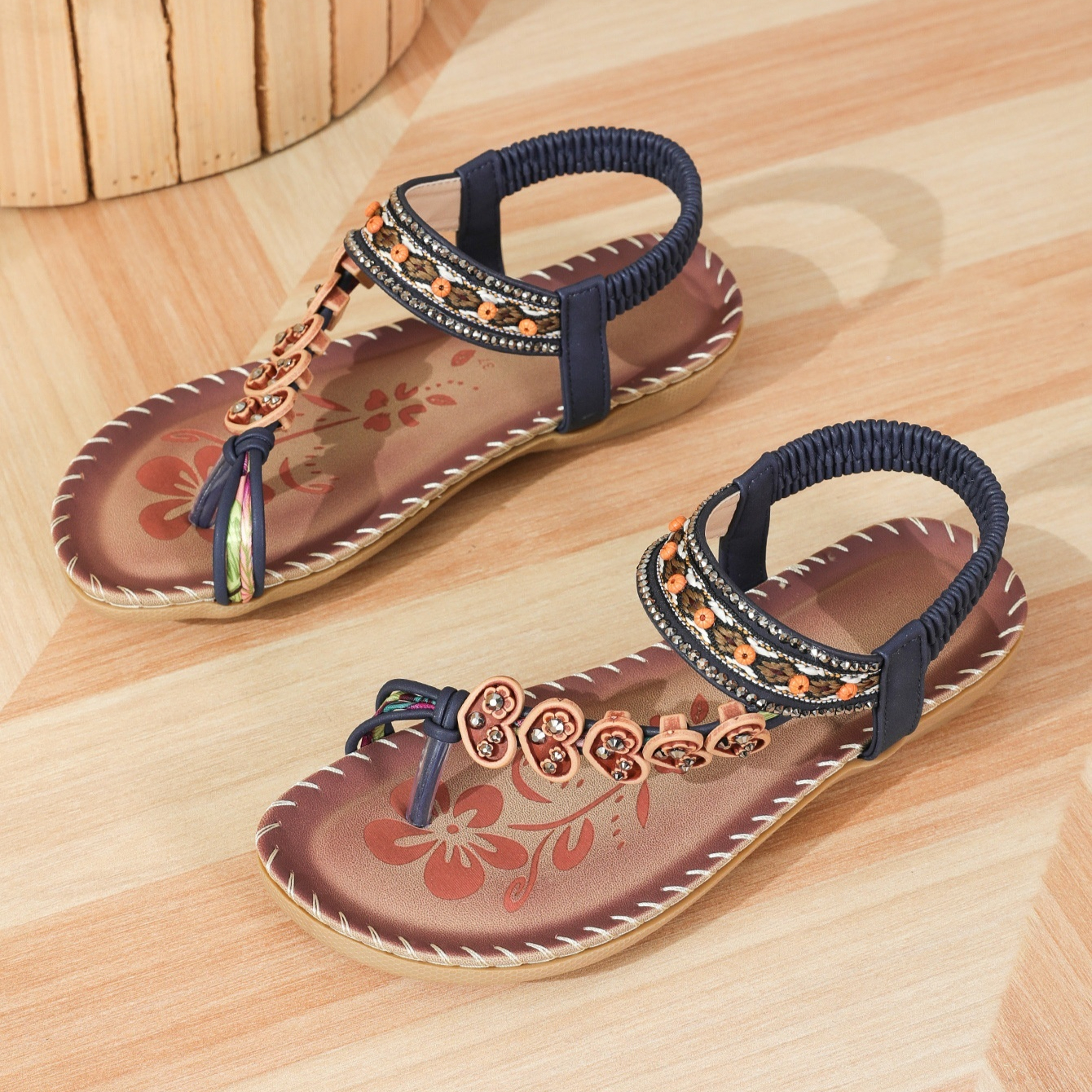 Nichole - Komfortowe damskie sandały w stylu boho