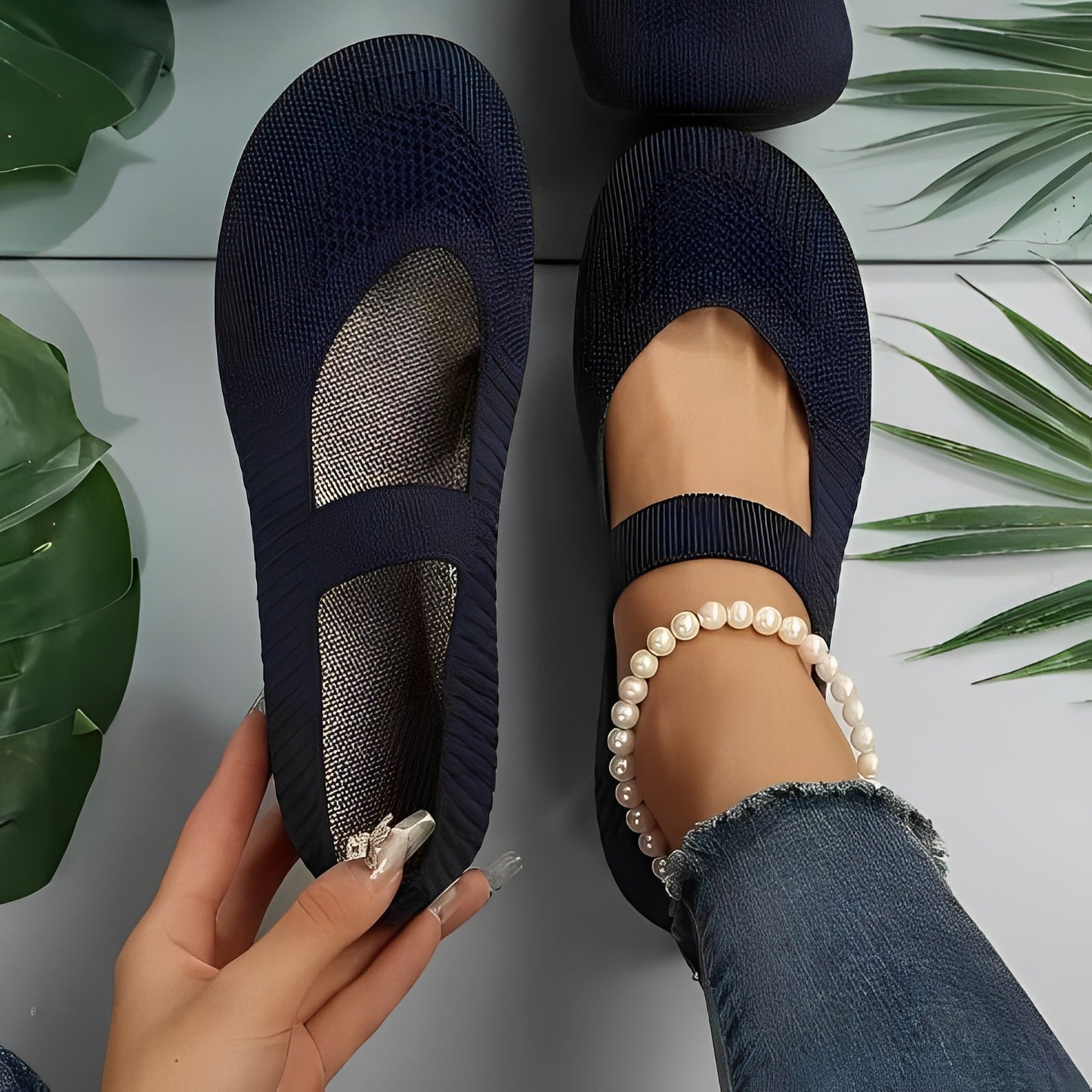 Rorie - Komfortowe, miękkie kobiece buty codzienne