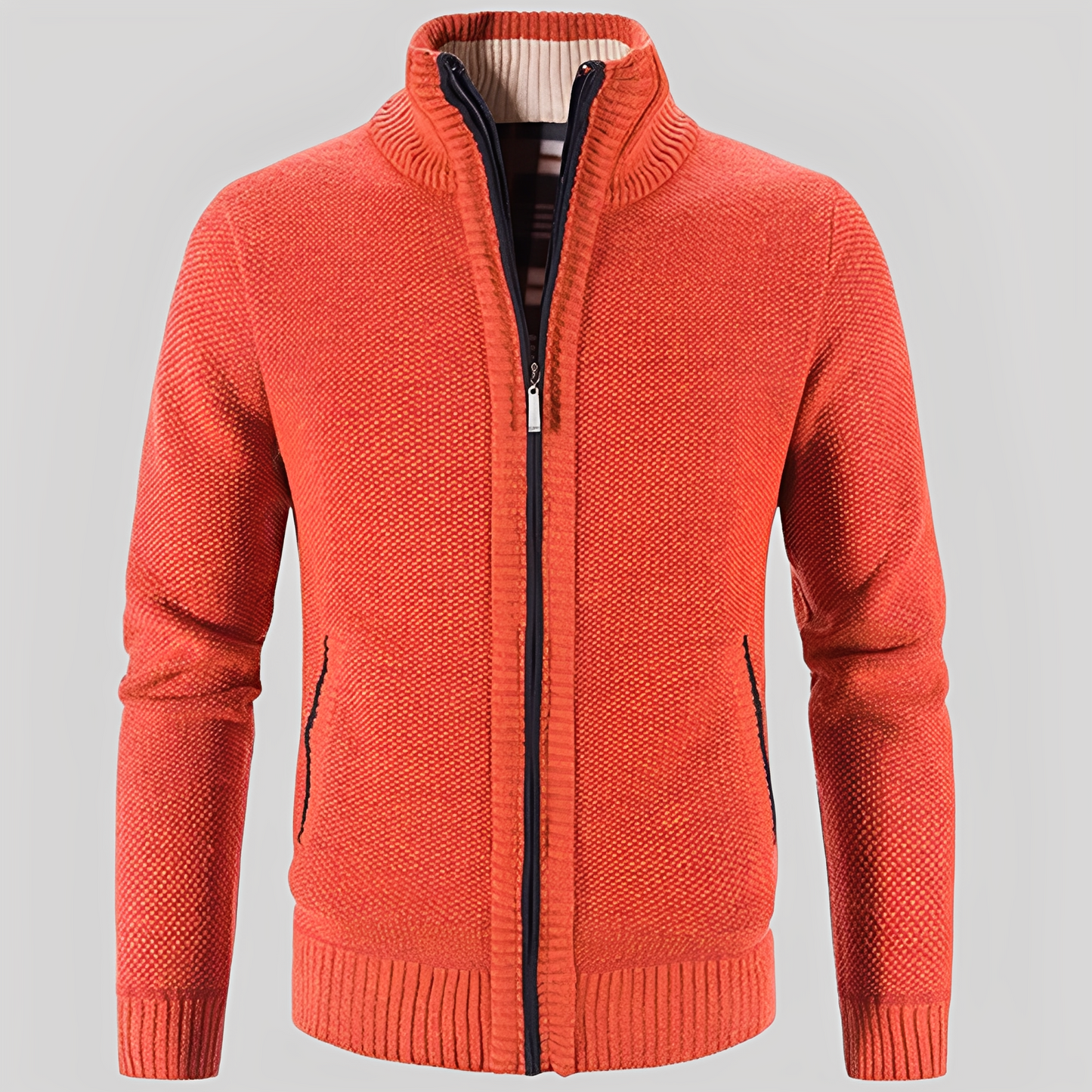 Kelvin - Łatwa męska kurtka z suwakiem