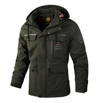 Fredrick - Wodoodporna, gruba kurtka outdoor dla mężczyzn