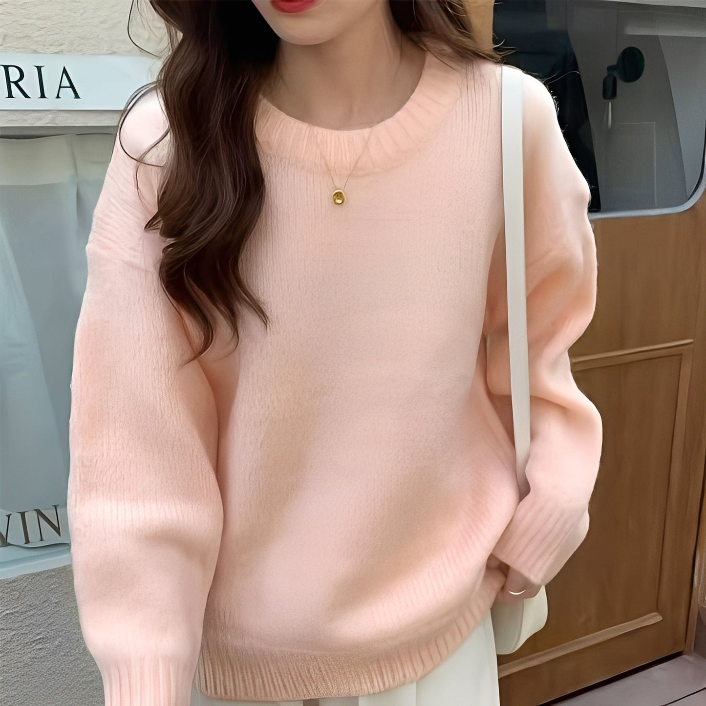 Roxanna - Kobiecy sweter typu oversize