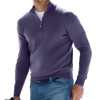 Nash - Męski sweter z zamkiem