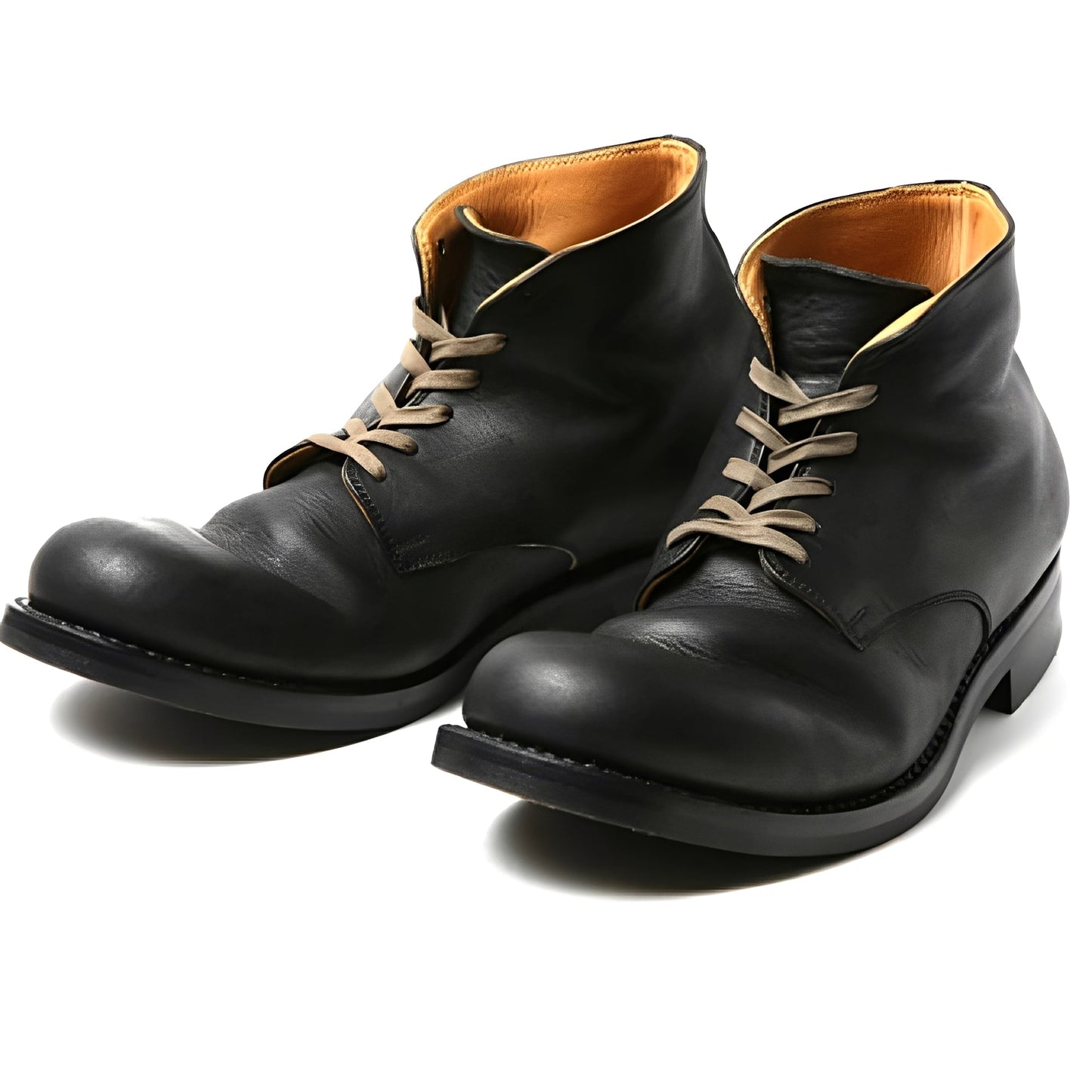 Roscoe - Klasyczne męskie buty z okrągłą cholewką