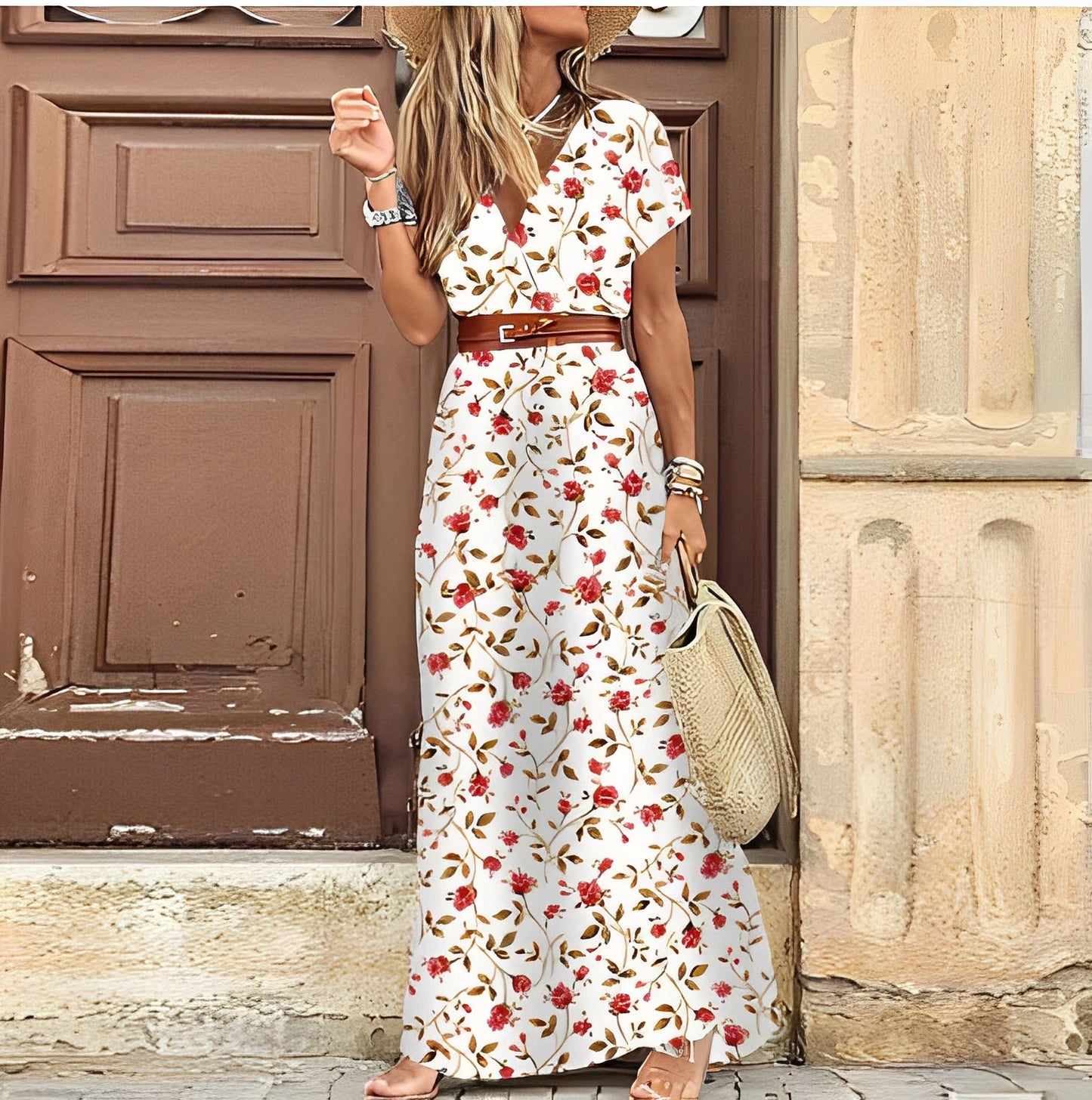 Amanda - Modna Letnia Sukienka w Stylu Boho dla Kobiet