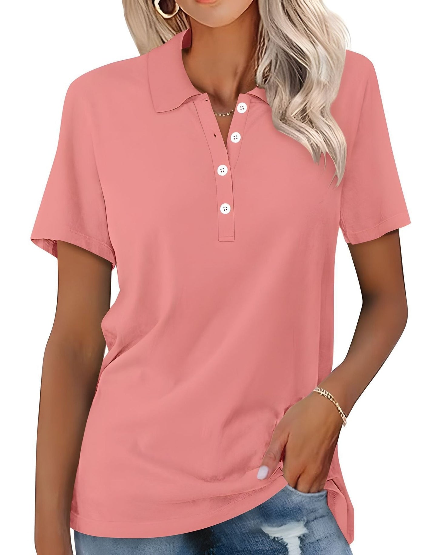 Stella - Lekka, elegancka damska koszulka polo
