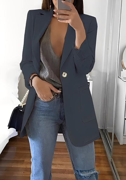 Stephanie - Stylowy, świetnie dopasowany żakiet dla pań