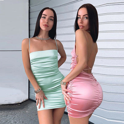 Annalee - Stylowa letnia sukienka z wiązaniem dla pań