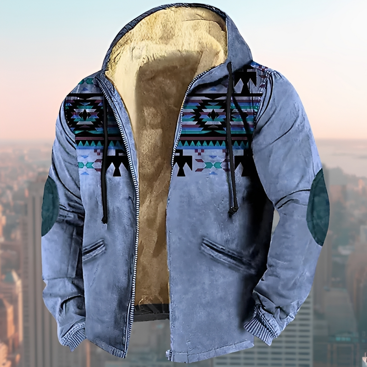 Laszlo - Bluza z kapturem w stylu vintage