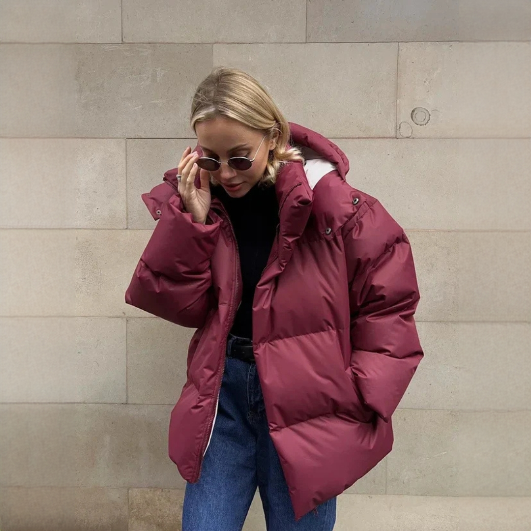 Marzia - Elegancka i ciepła oversize'owa kurtka