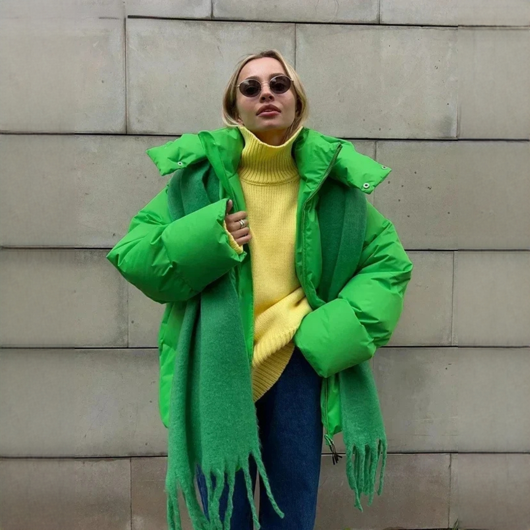 Marzia - Elegancka i ciepła oversize'owa kurtka