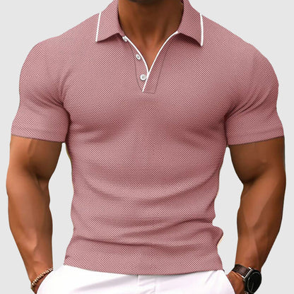 Jaren - Luźny Slim-Fit Poloshirt dla Mężczyzn