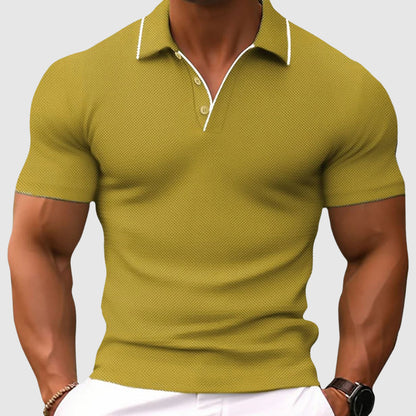 Jaren - Luźny Slim-Fit Poloshirt dla Mężczyzn