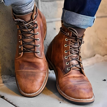 Garrick - Trwałe retro buty dla mężczyzn
