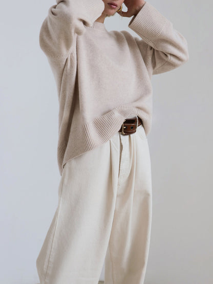 Amara – Oversize sweter „Cukrowa wata“