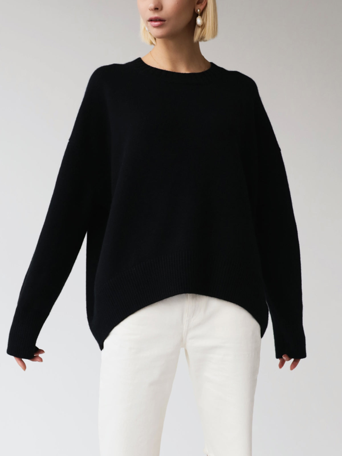 Amara – Oversize sweter „Cukrowa wata“