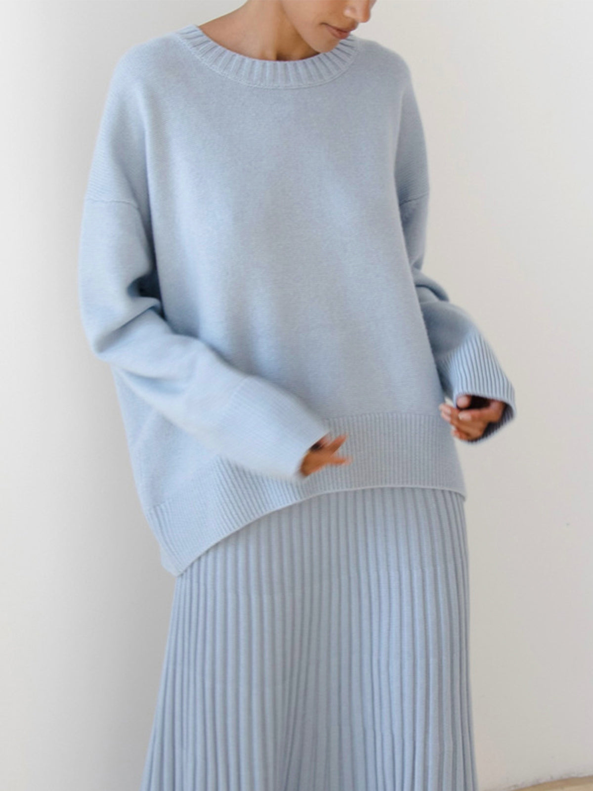 Amara – Oversize sweter „Cukrowa wata“