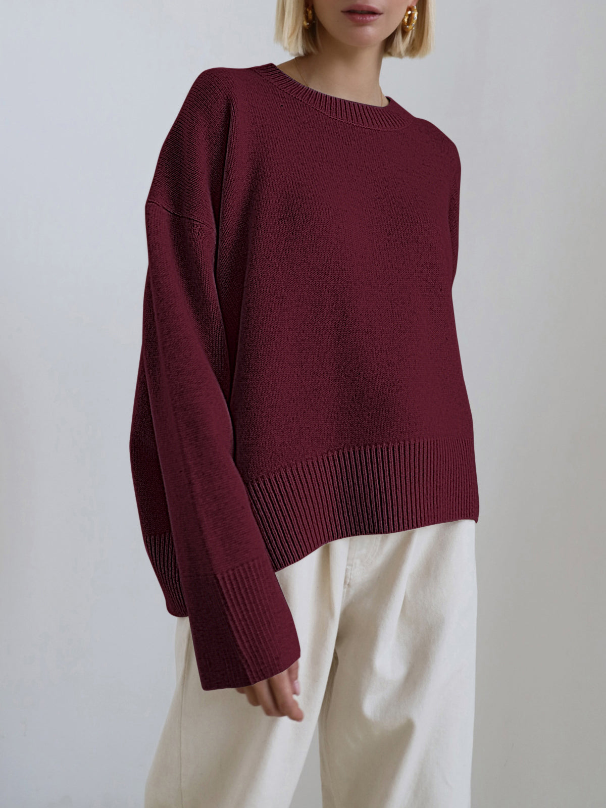 Amara – Oversize sweter „Cukrowa wata“
