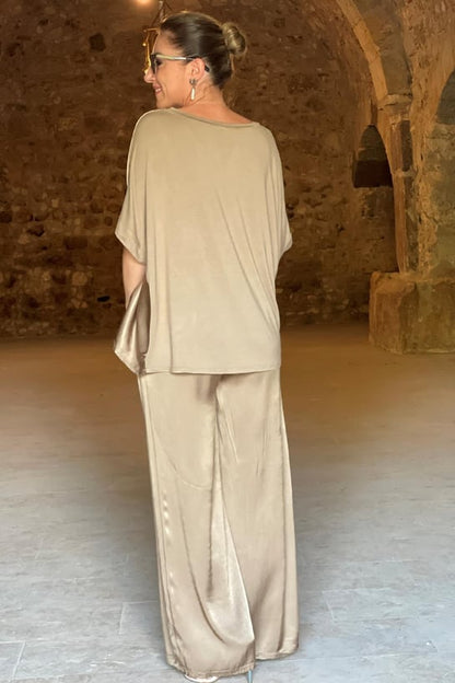 Brittany - Elegantes Satin-Set