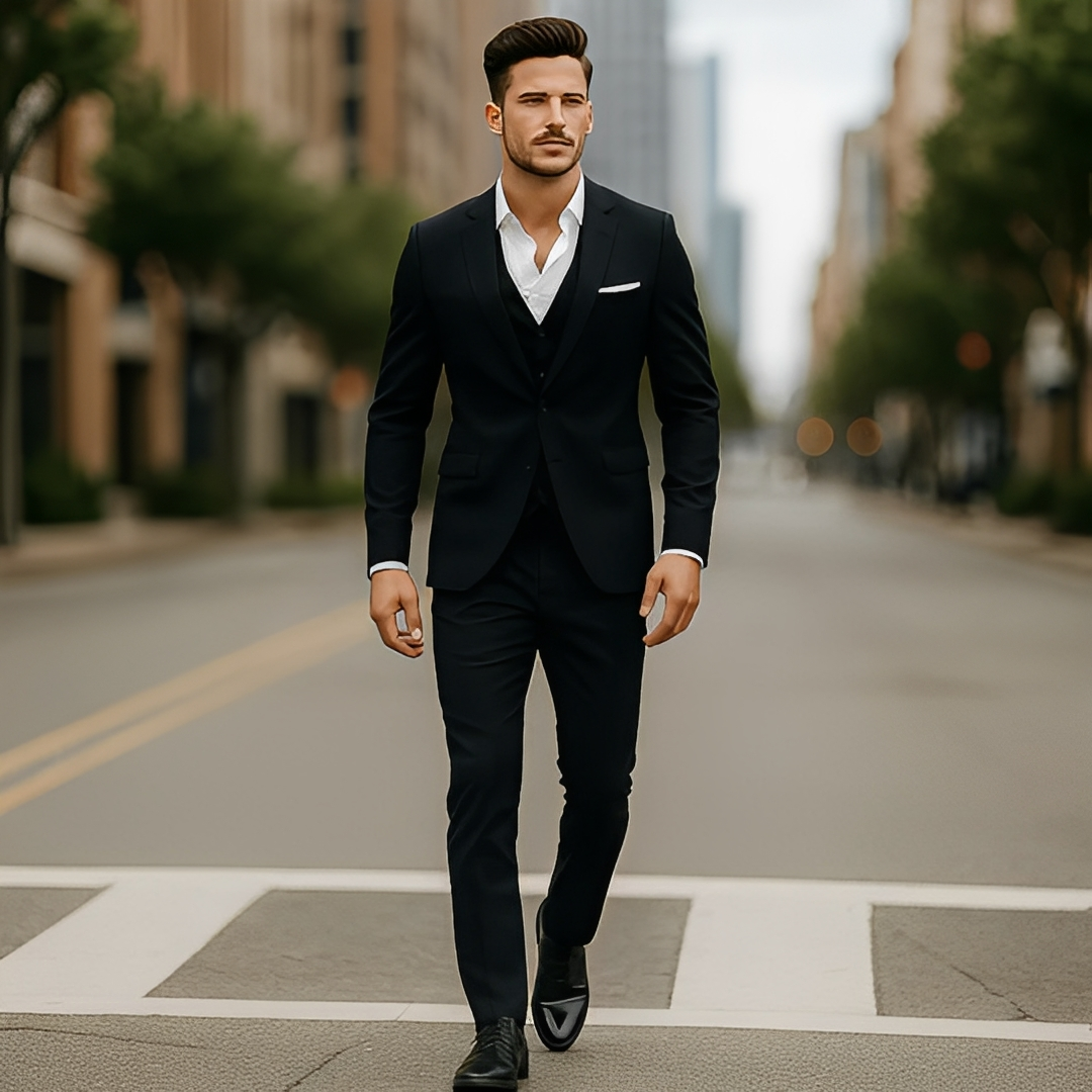 Faramis - formeller zweiteiliger Anzug für Herren