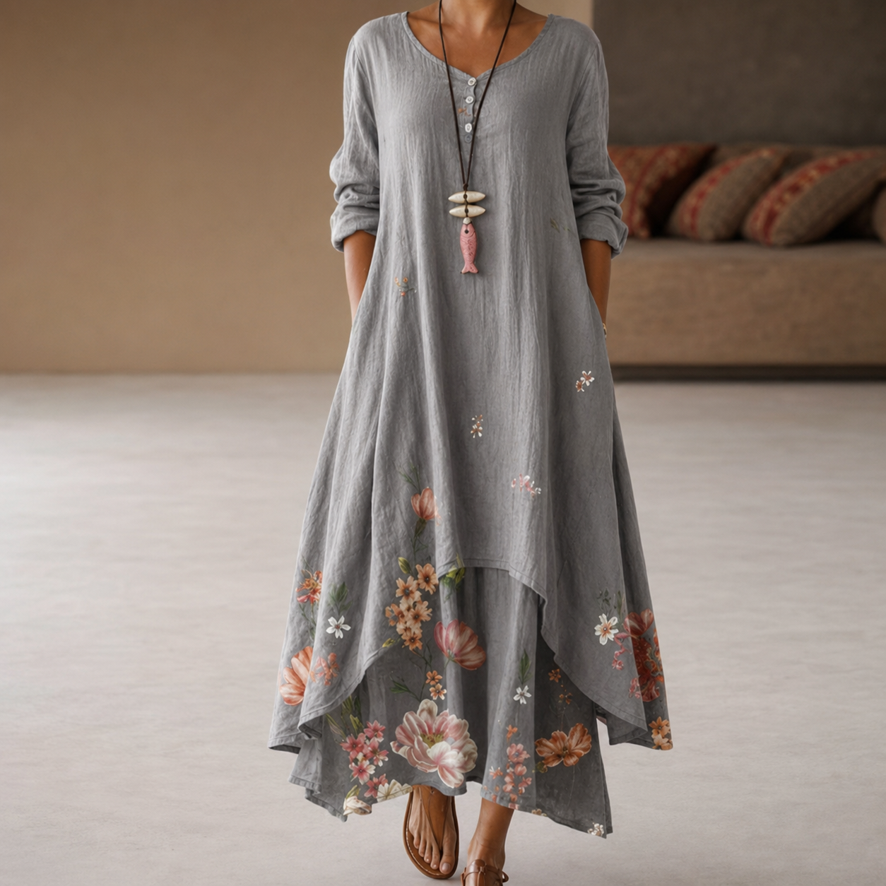 Flor - Elegancka i przewiewna sukienka