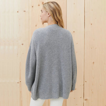 Leah – Oversize kardigan z kaszmiru dla kobiet