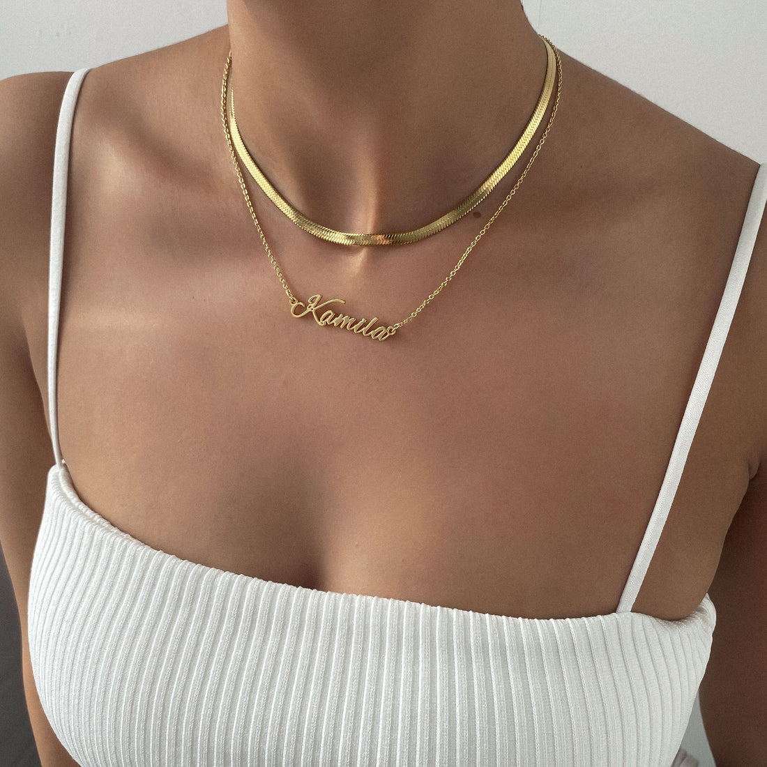 Juliette – Elegancki naszyjnik w stylu chevron