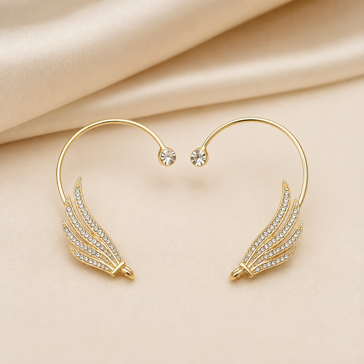 Angel – Eleganckie Kolczyki w Kształcie Skrzydeł Anioła