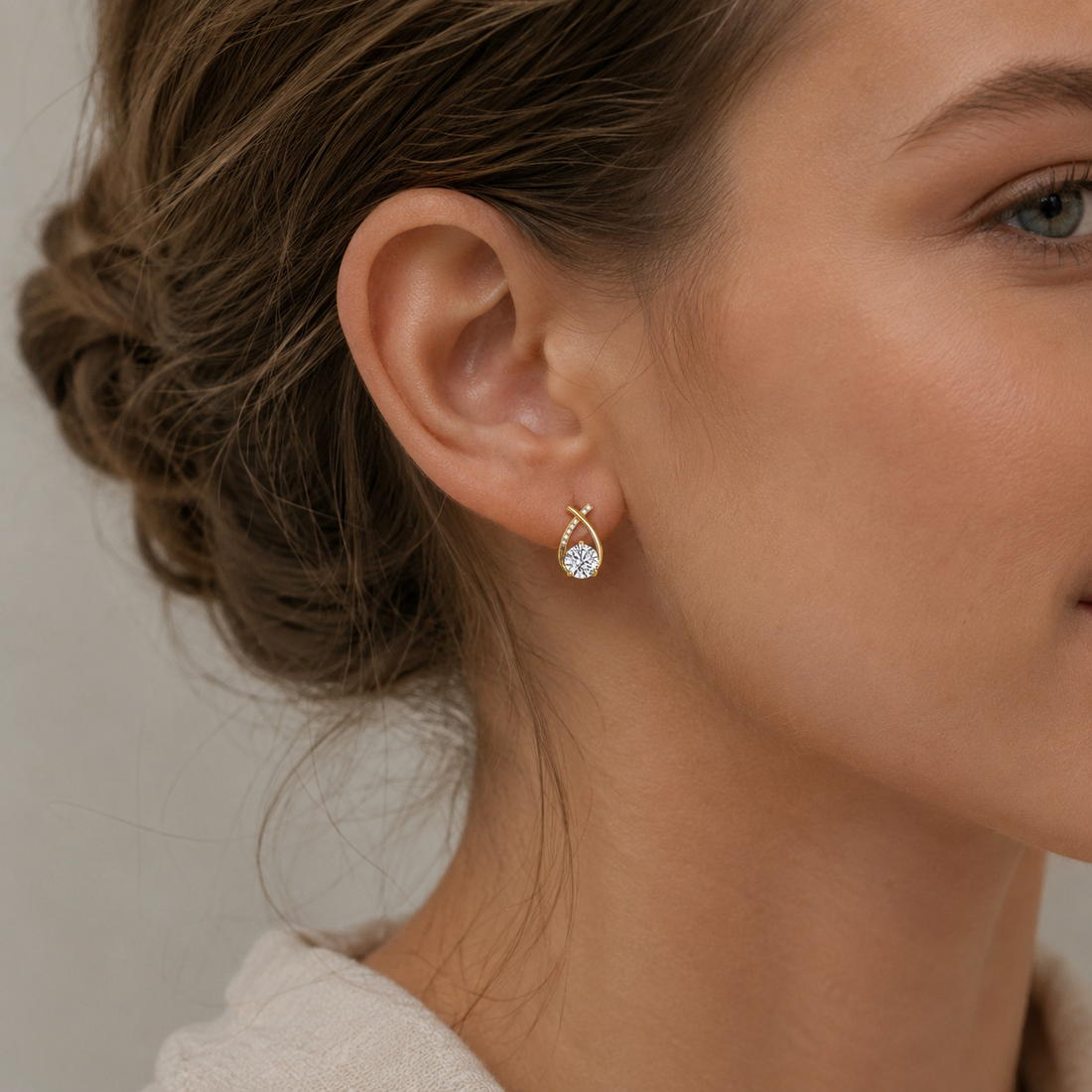 Arielle – Kolczyki z 18K złota