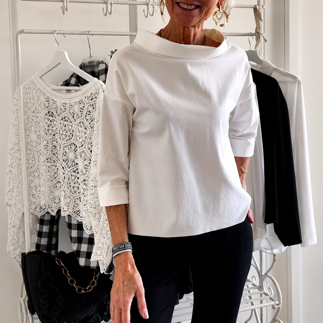 Sofia - Elegancka, luźna bluzka dla kobiet