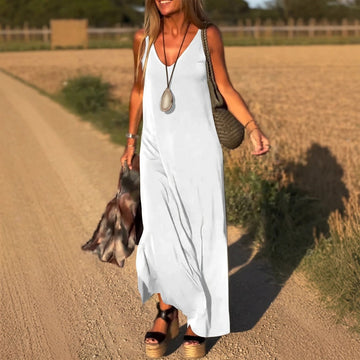 Riley - Luźna Sukienka Maxi