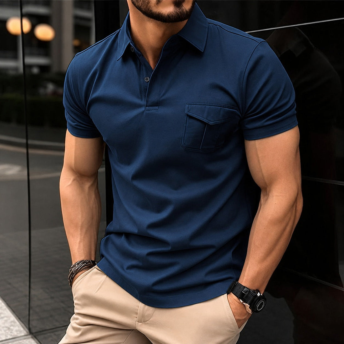 Jayden - Stylowa dopasowana koszulka polo