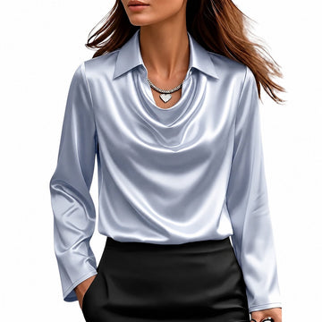 Dionne - Elegancka damska bluzka z długim rękawem