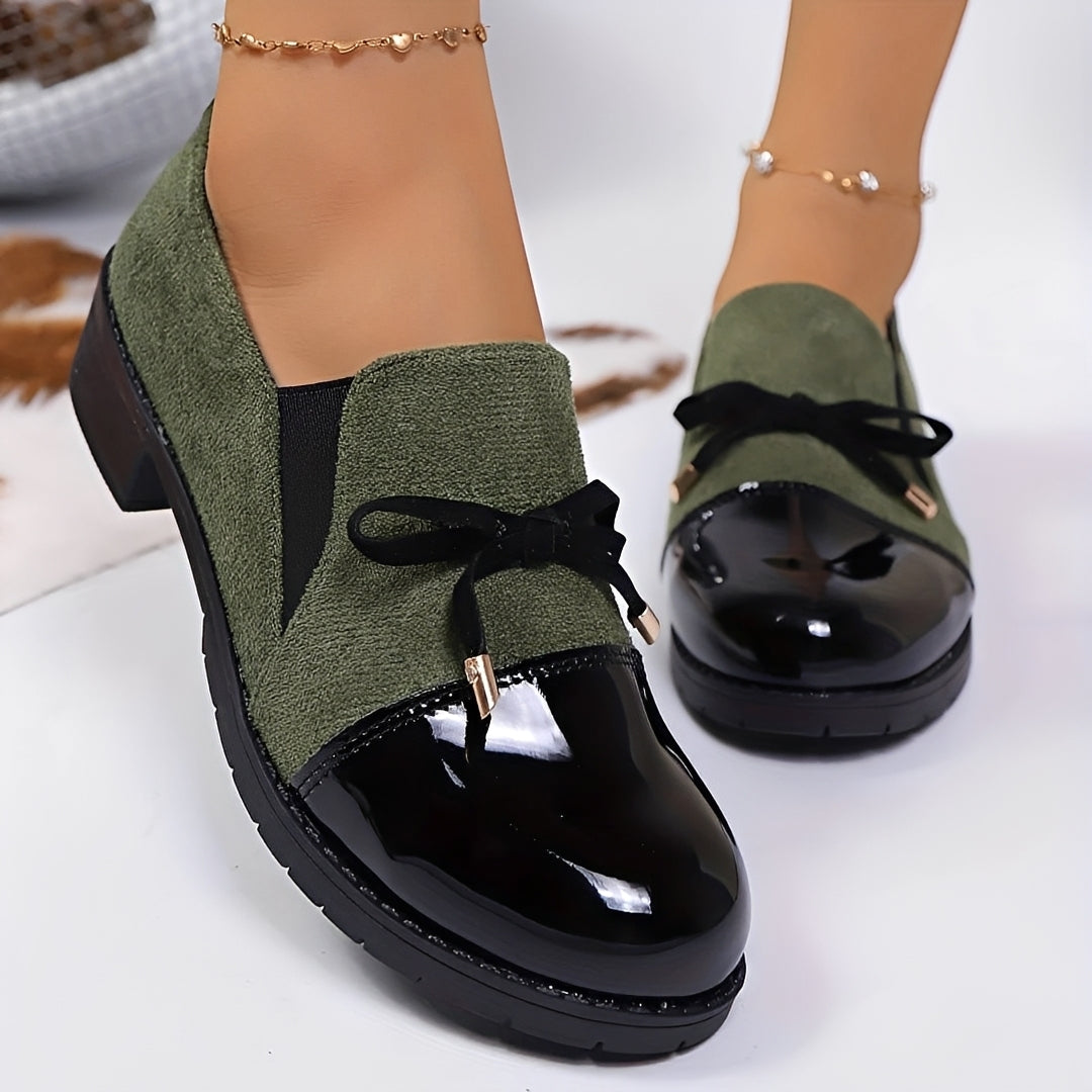 Janet - Eleganckie masywne buty wsuwane