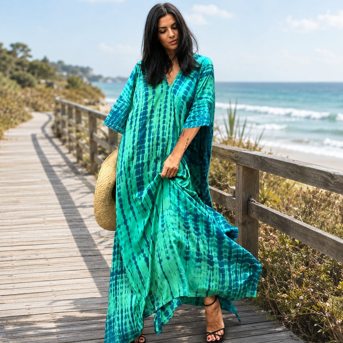 Emmy - Elegancka Sukienka Boho Maxi