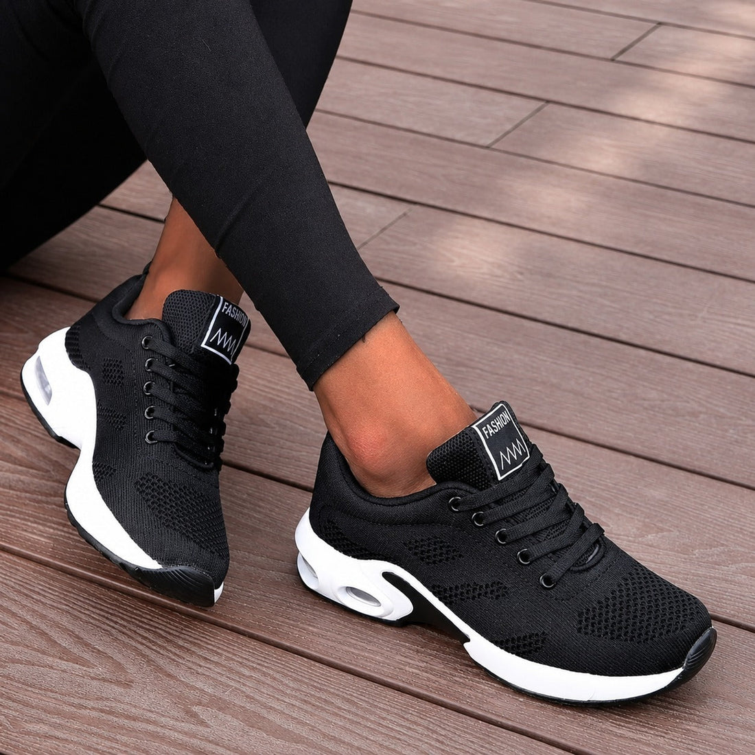Lina - Swobodne sneakersy z przewiewną amortyzacją