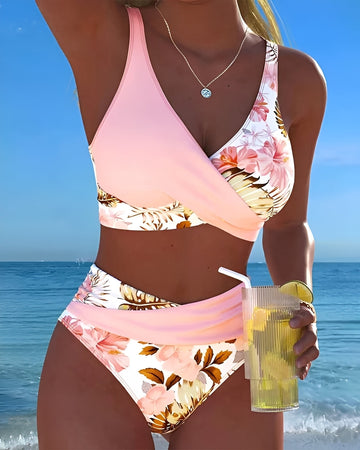 Eleri - Nowoczesne kwiatowe bikini